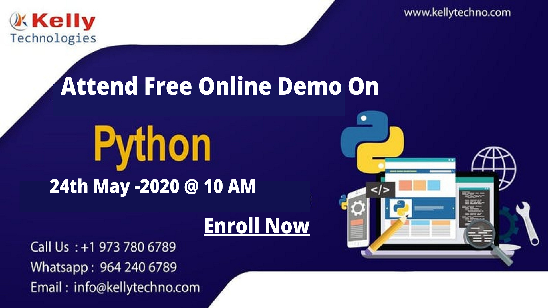 Signup For Free Webinar On Python On 24th May,10 AM (IST). Career In ...