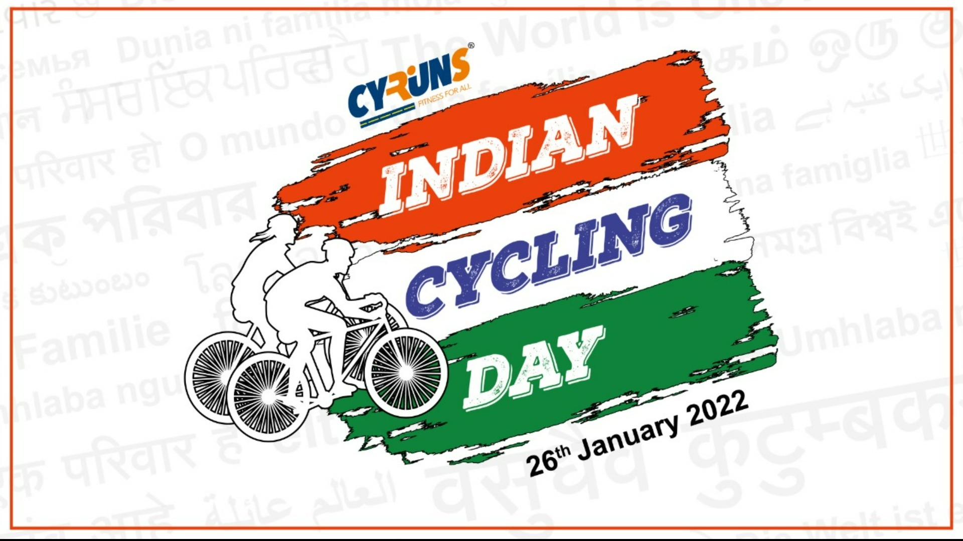 Indian Cycling Day 2022 Tickets by CYRUNS SPORTS & WELLNESS, Wednesday