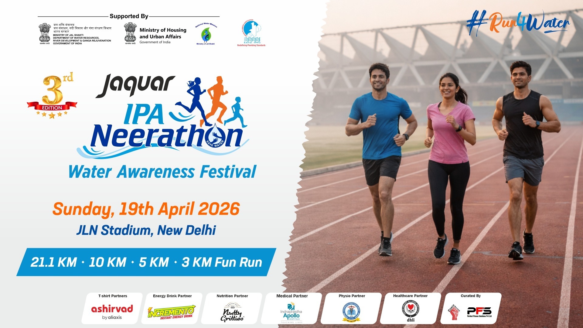 3rd Jaquar IPA Neerathon Delhi