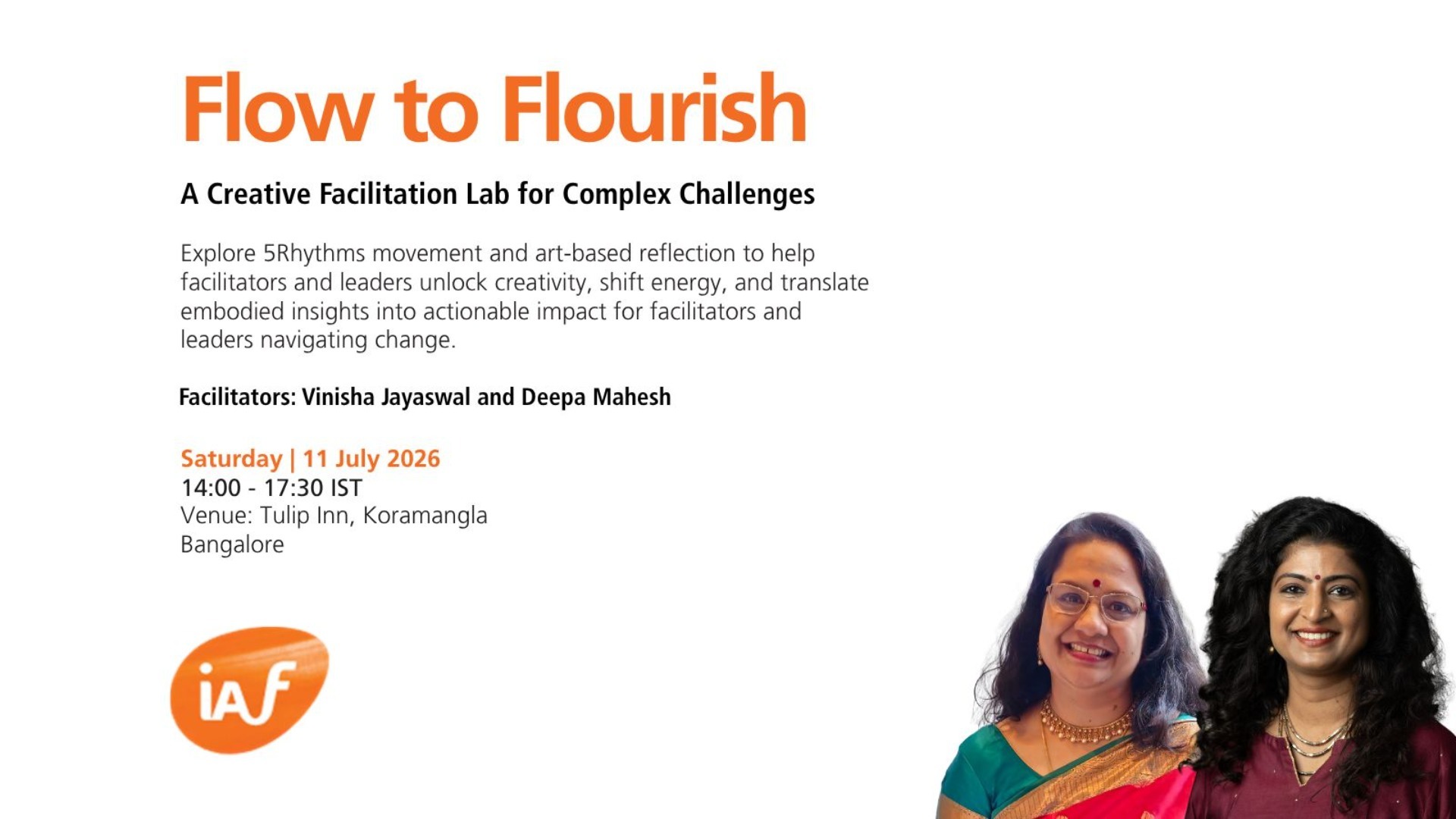 Flow to Flourish: A Creative Facilitation Lab