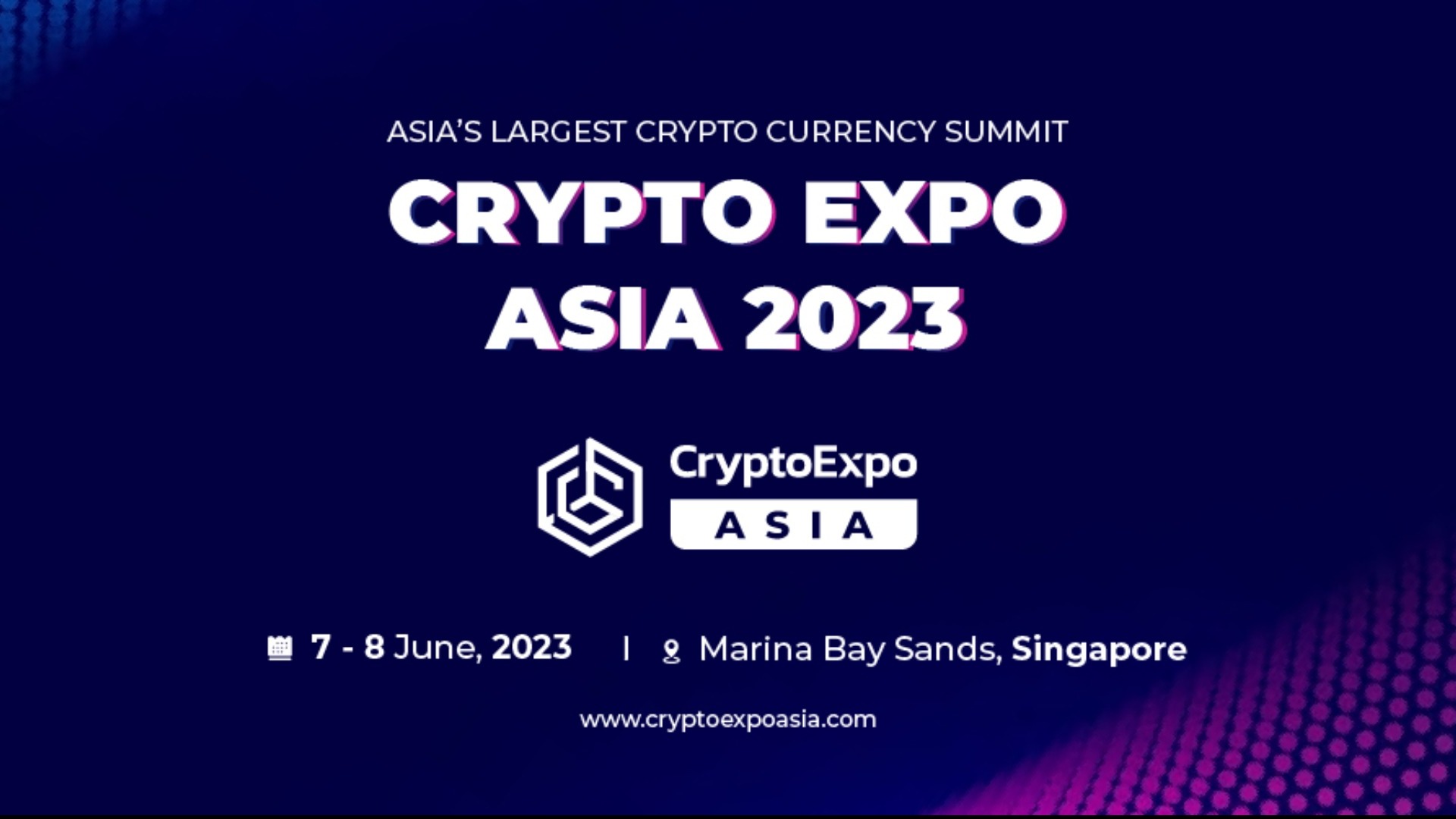 Crypto Expo Asia 2023 Tickets by Diksha Hqmena, Wednesday, June 07, 2023,  Singapore Event
