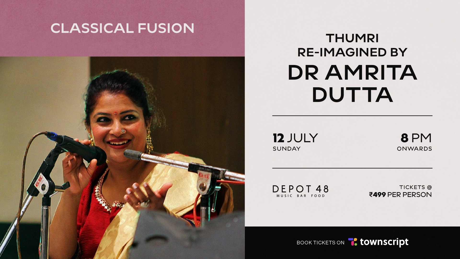 Thumri Re-Imagined by Dr Amrita Dutta