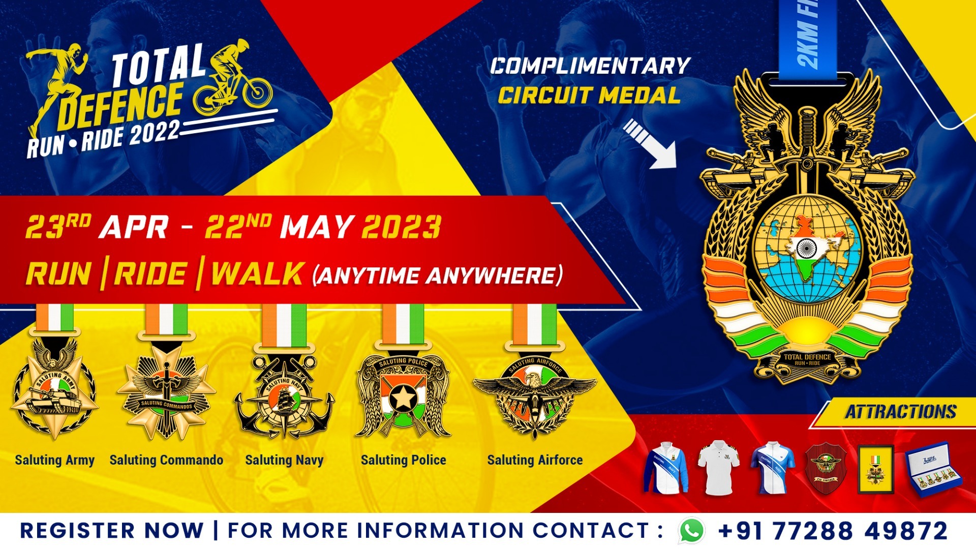 Total Defence Run-Ride 2022 Tickets by Green Fit Sports, Sunday, August 14,  2022, Online Event