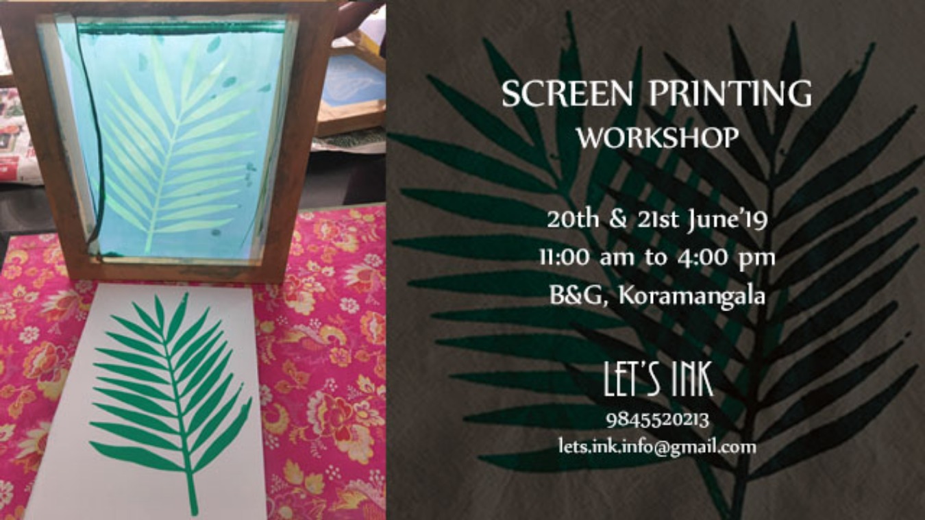 Screen Printing in Bangalore Tickets by Bloom&Grow, Bengaluru