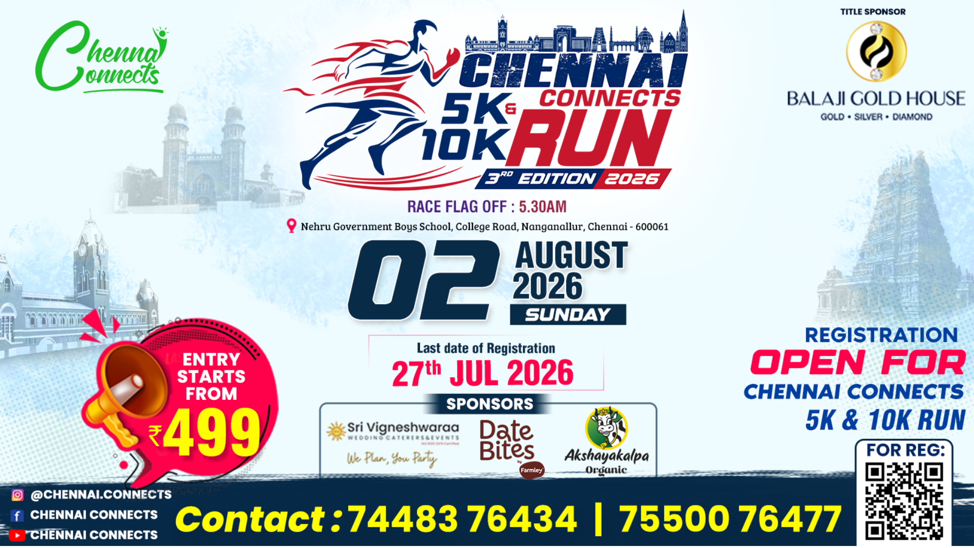 CHENNAI CONNECTS 5K & 10K RUN 3rd EDITION