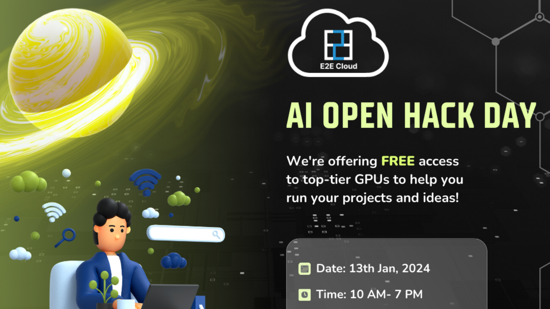 AI Open Hack Day Tickets by E2E Networks Ltd., Saturday, April 06, 2024 ...