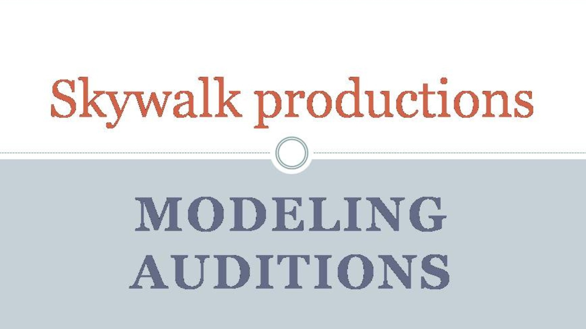 skywalk productions - Modeling Auditions  | Event in New Delhi | Townscript