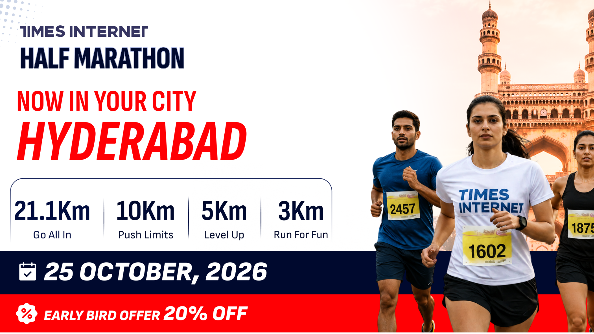 Times Internet Hyderabad Half Marathon - 2026