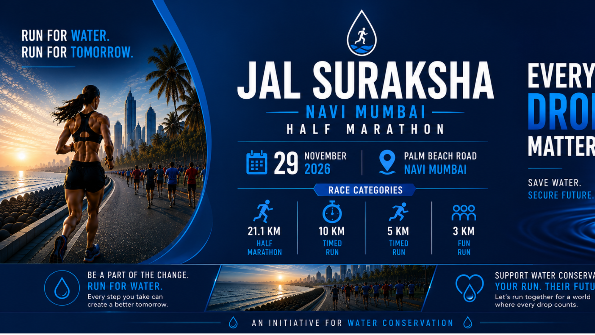 Navi Mumbai Jal Suraksha Half Marathon