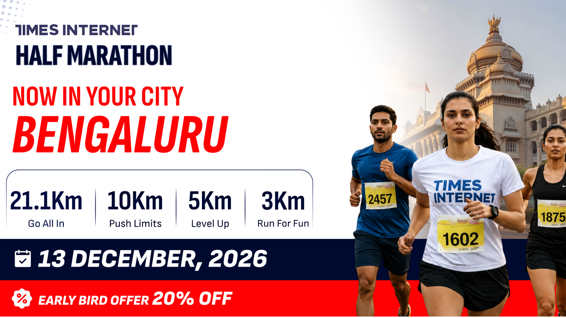Times Internet Bengaluru Half Marathon 2026