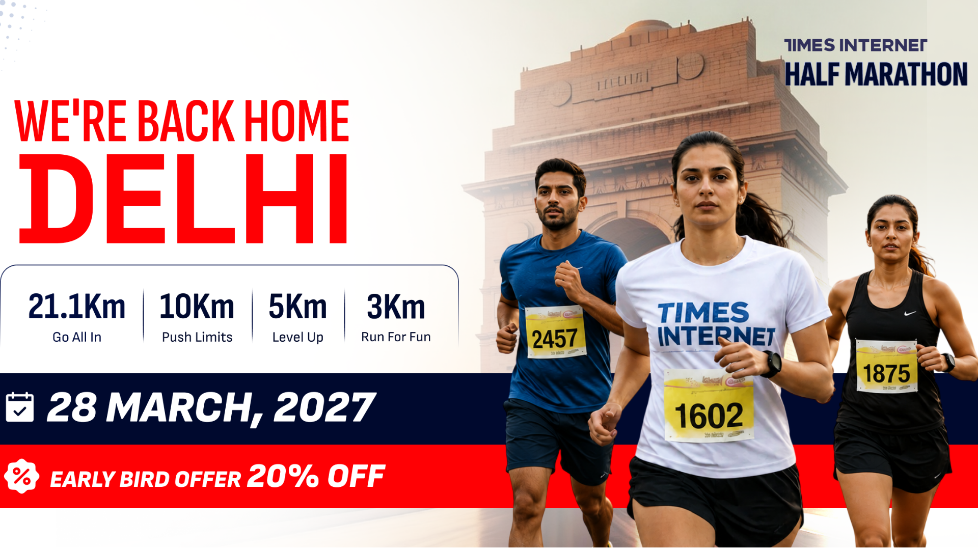 Times Internet Delhi Half Marathon 2027