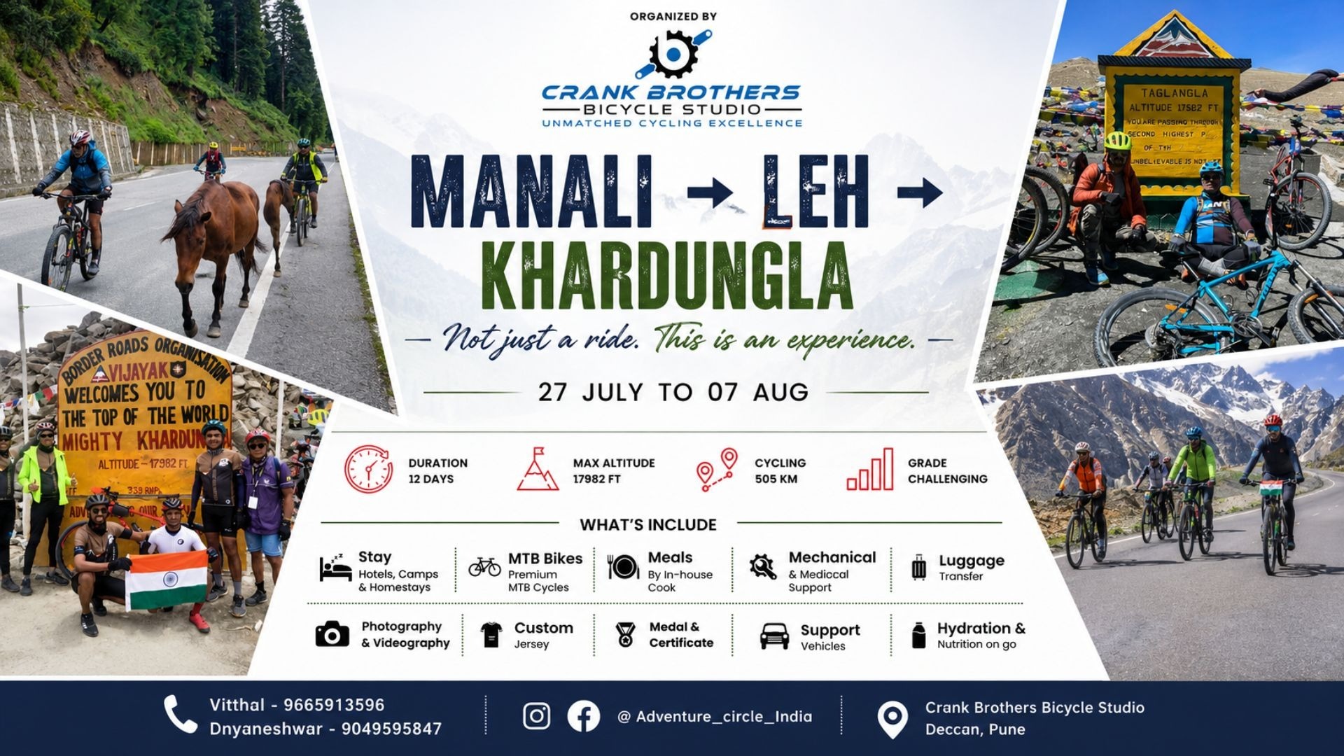 Manali To Leh To Khardung La (Himalaya Cycling Expedition 2026)