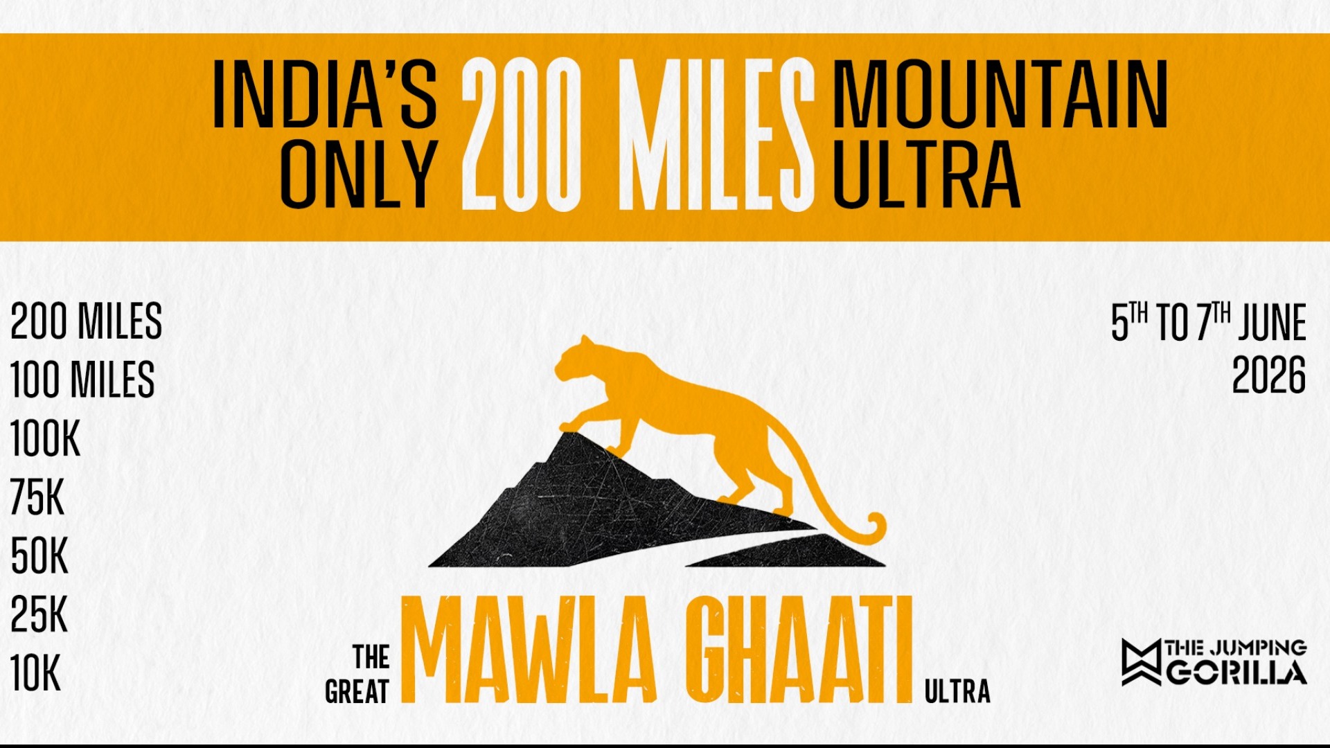 The Great Mawla Ghaati Ultra 2026