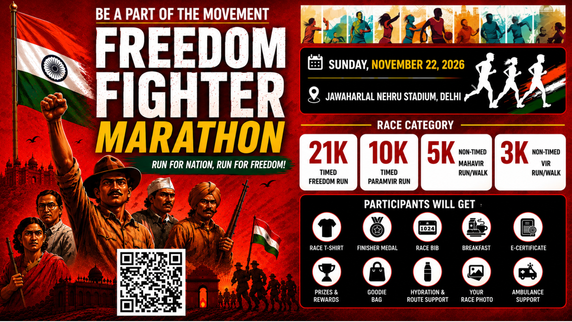FREEDOM FIGHTER VEER RUN