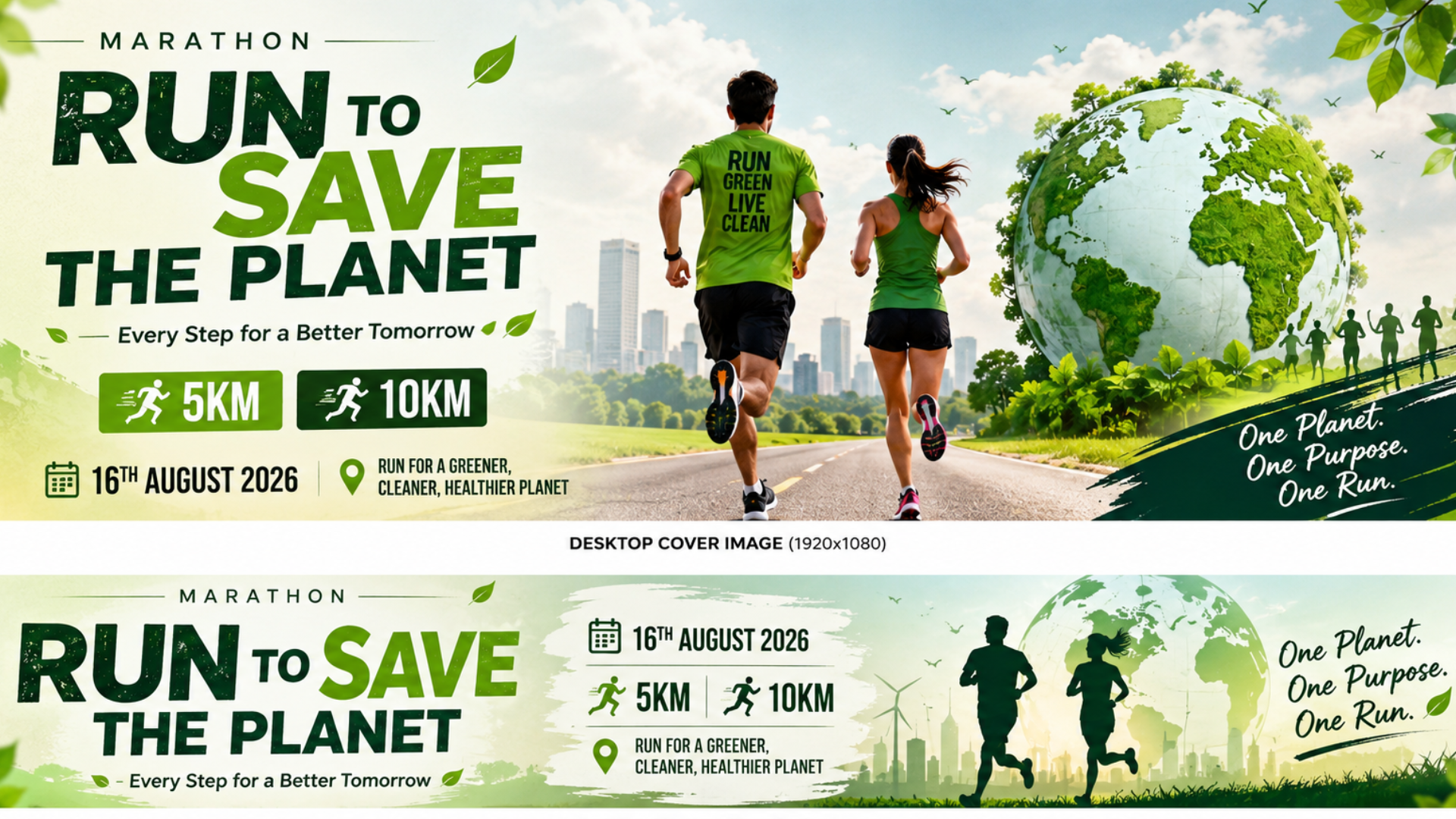 RUN TO SAVE THE PLANET 2026- 5km, 10 Km
