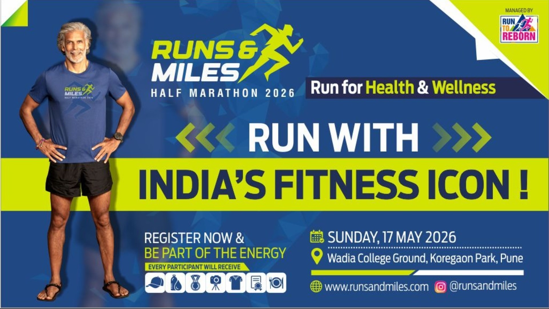 Runs & Miles Half Marathon 1st Edition - Run For Health & Wellness