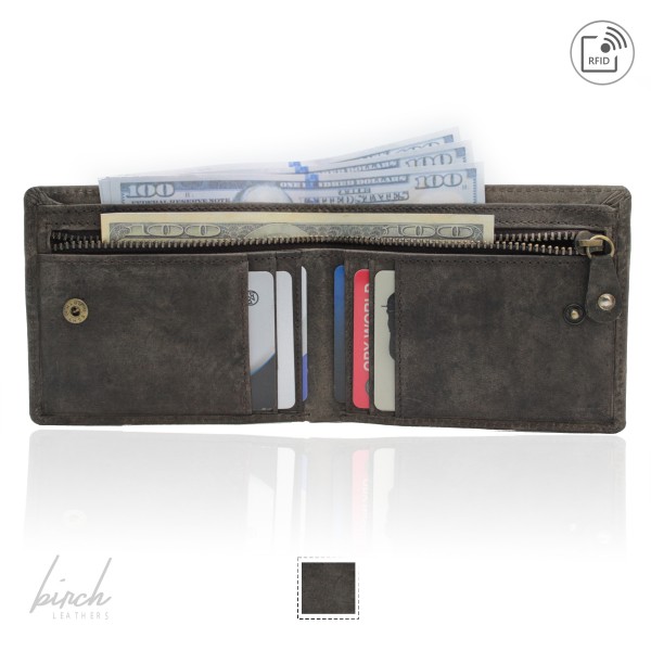 gents wallet with zip