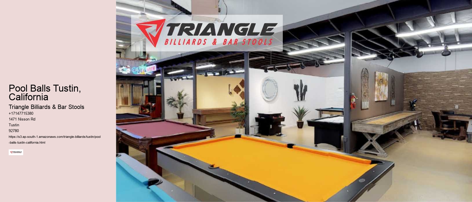 Pool Balls Tustin, California