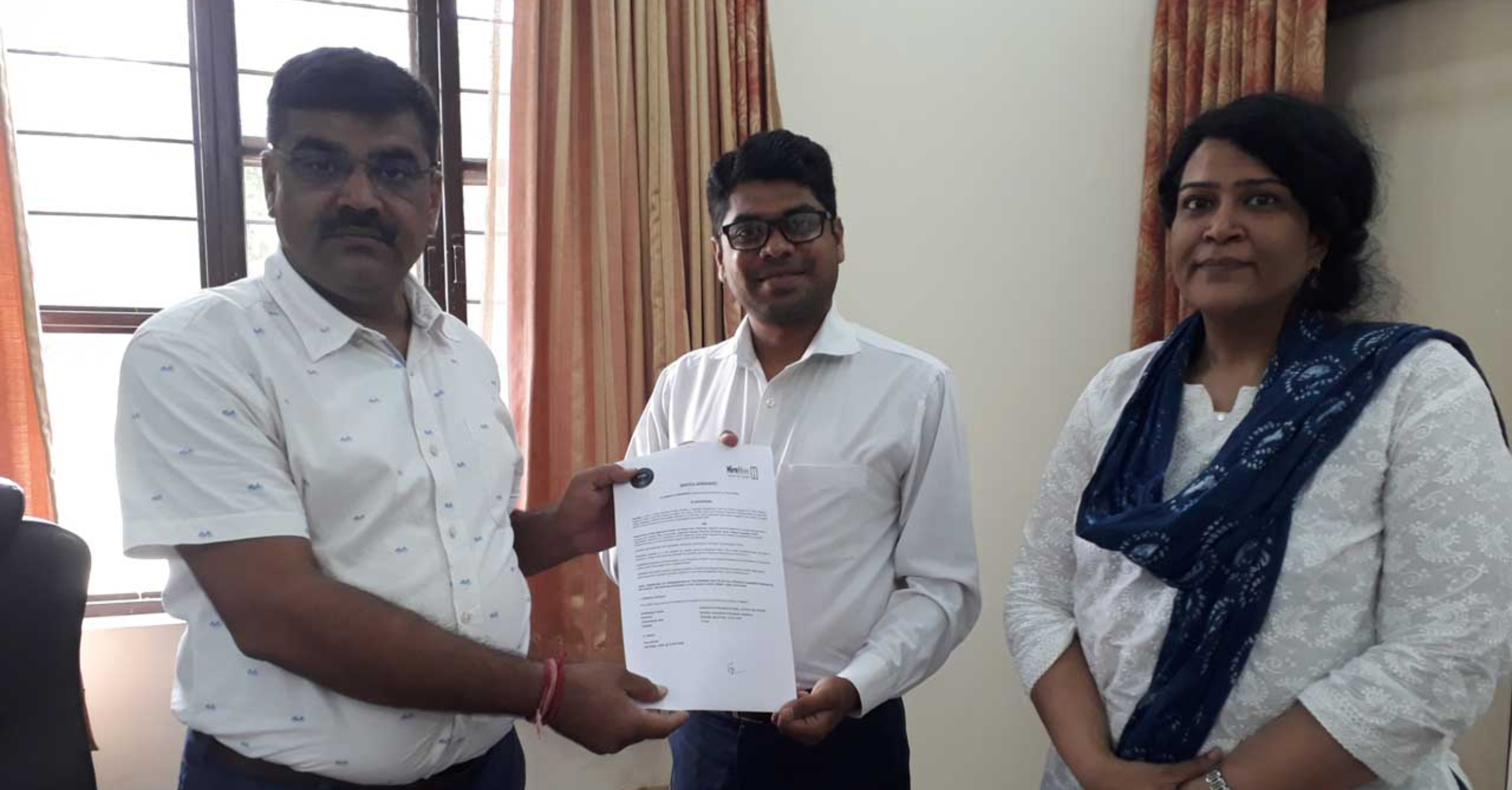 DMS, Jai Narain Vyas University, Jodhpur signed MoU with HireMee