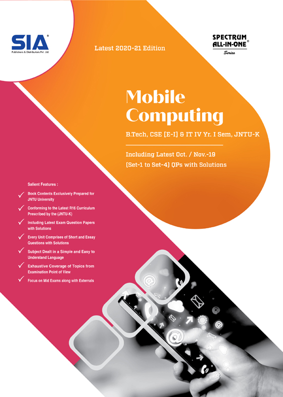Mobile Computing Jntu K B Tech Iv I Cse Sia Publishers And Distributors P Ltd
