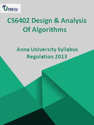 design and analysis of algorithms syllabus cs6402 ulektz analysis of algorithms