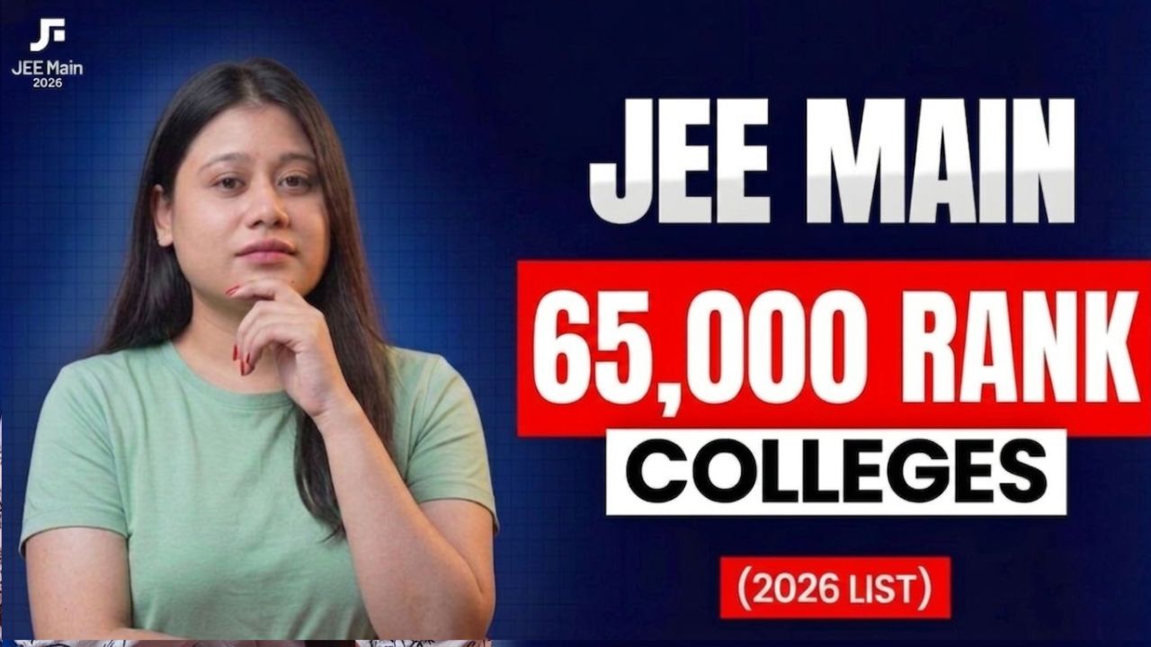 JEE Main 65000 Rank Colleges