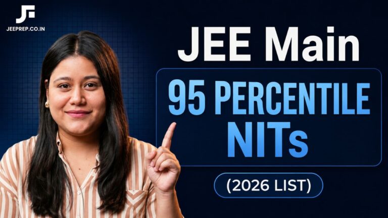 jee main 95 percentile nits