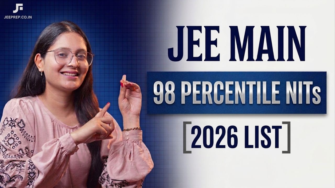 Jee main 98 percentile NITs