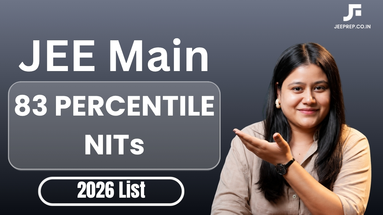 jee main 83 percentile nits