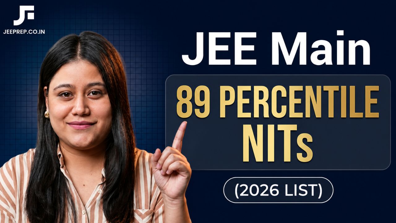 jee main 89 percentile nits