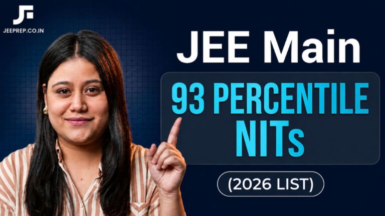 jee main 93 percentile nits