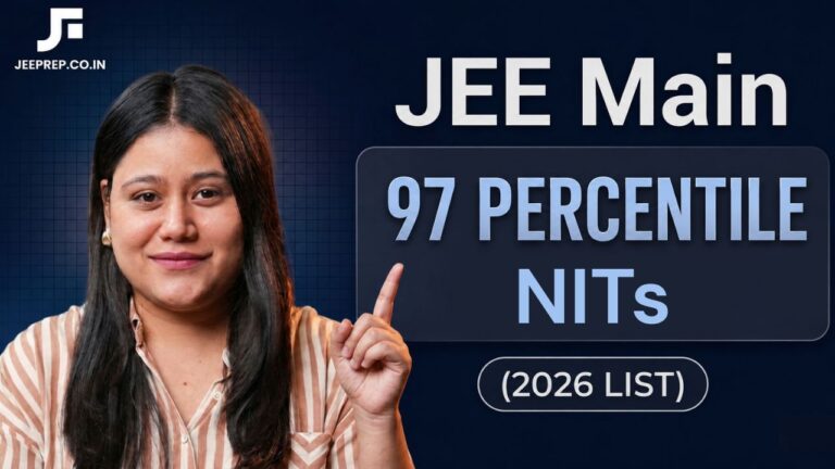 jee main 97 percentile nits