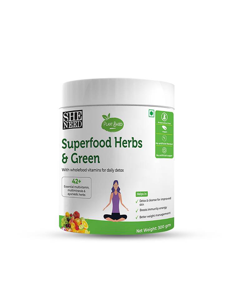 Superfood Greens & Herbs with 42+ Vitamins & MineralsBetter Digestion