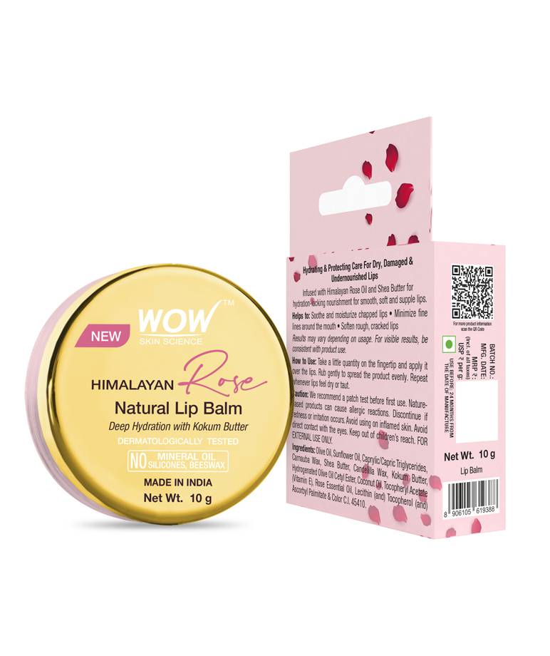 Himalayan Rose Lip Balm for Moisturize Chapped & Cracked Lips 10gm