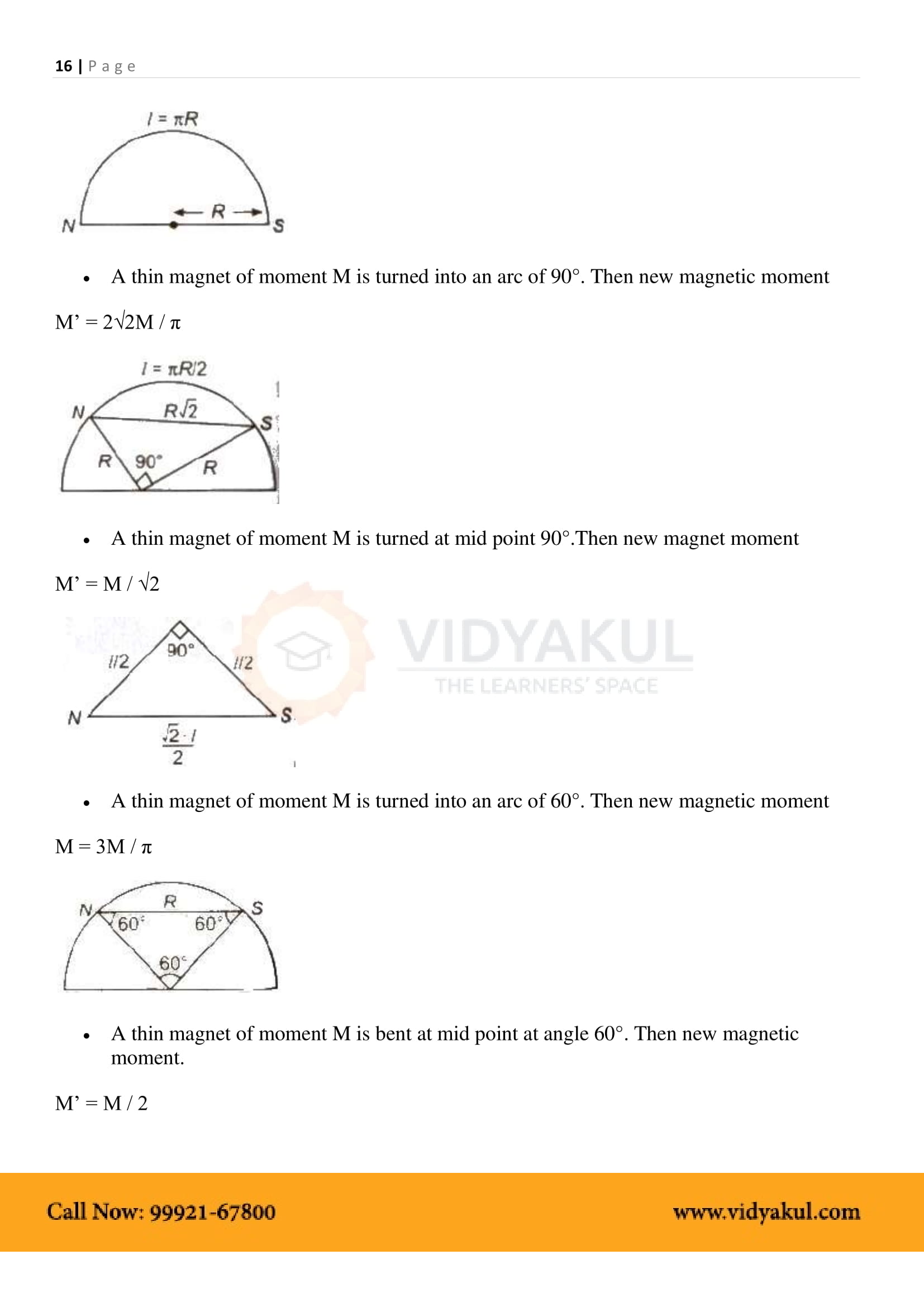 Magnetism and Matter Class 12 Notes | Vidyakul