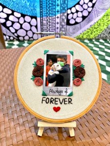 Photo embroidery hopp
