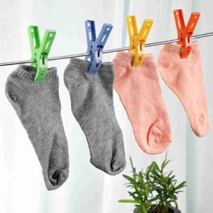 SET OF 16PCS PLASTIC HEAVY QUALITY CLOTH HANGING CLIPS  LAUNDRY PINS