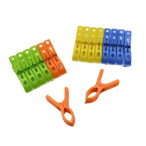 SET OF 16PCS PLASTIC HEAVY QUALITY CLOTH HANGING CLIPS  LAUNDRY PINS