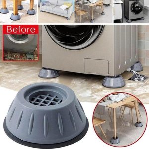 WASHER DRYER ANTIVIBRATION PADS WITH SECURE SUCTION CUP FEET