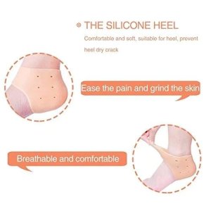 Silicone Gel for Healing and Softening Dry Cracked Heels