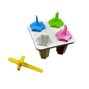 SET OF 4 ICE CANDY MOLDS FOR CRAFTING HOMEMADE ICE CREAMS