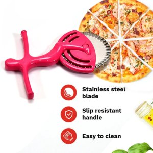 Multipurpose Kitchen and Restaurant Cutter Wheel for Slicing Pizza Sandwiches and Burgers