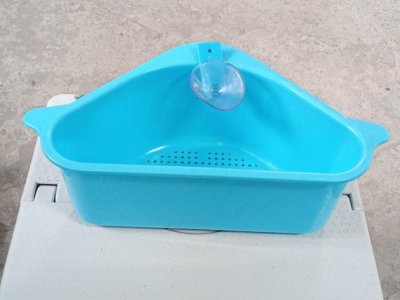 TRIANGULAR DRAINER SHELF  A MULTIFUNCTIONAL SINK STORAGE SOLUTION