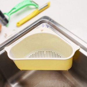 TRIANGULAR DRAINER SHELF  A MULTIFUNCTIONAL SINK STORAGE SOLUTION