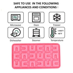 MAZE DESIGN SILICONE CHOCOLATE MOLD TRAY