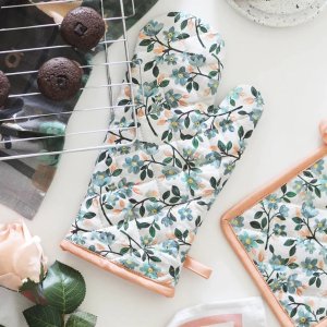 Pair of any 1 Professional Grade Cotton Oven Mitt Gloves