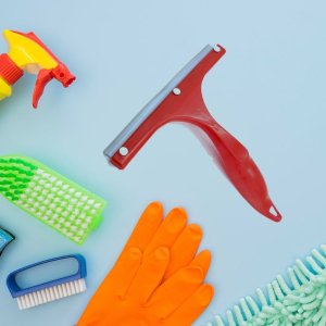 UNIVERSAL CAR MIRROR WIPER FOR  ALL VEHICLE TYPES 1 PIECE