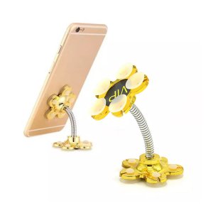 360° Rotatable Stand with Multi Functional Double Sided Suction Cup Mobile Phone Holder