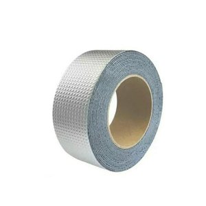 SELFADHESIVE INSULATION RESISTANT HIGH TEMPERATURE HEAT REFLECTIVE ALUMINIUM FOIL DUCT TAPE ROLL 0.9MM
