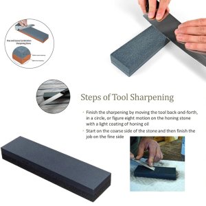 SHARPENING STONE SET WITH HIGH DENSITY THICKEN WHETSTONES DURABLE AND SAFE FOR SHARPENING SCISSORS AND AXES MINIMUM ORDER QUANTITY: 9 PIECES